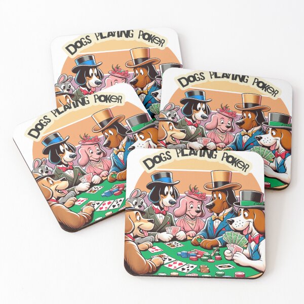 Item preview, Dogs playing poker designed and sold by IdeasDream.
