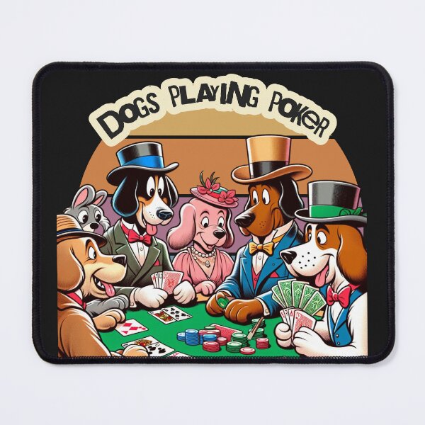 Item preview, Dogs playing poker designed and sold by IdeasDream.