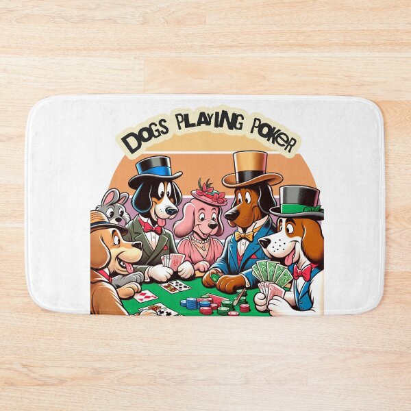 Item preview, Dogs playing poker designed and sold by IdeasDream.