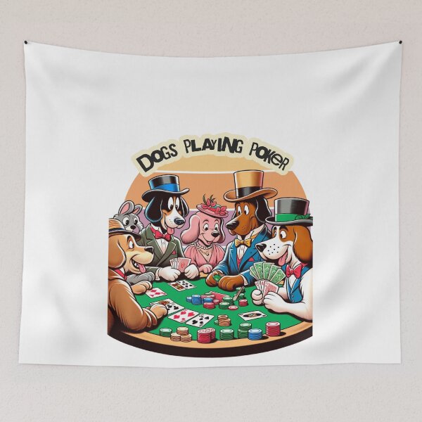 Item preview, Dogs playing poker designed and sold by IdeasDream.