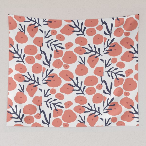 Item preview, orange pink leaf pattern designed and sold by ichirochen.