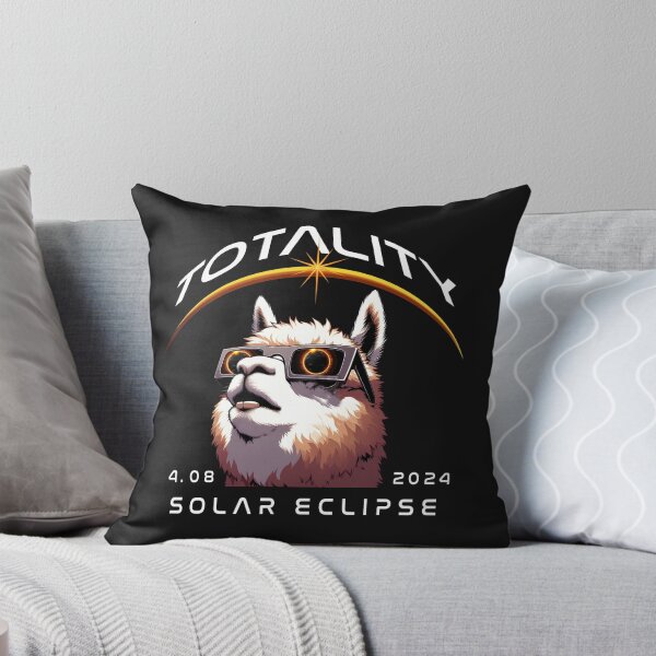 Item preview, Totality, an Alpaca wearing sunglasses looking at the Total Solar Eclipse, Funny Animal Eclipse Viewing Party 2024. designed and sold by jeyel7.