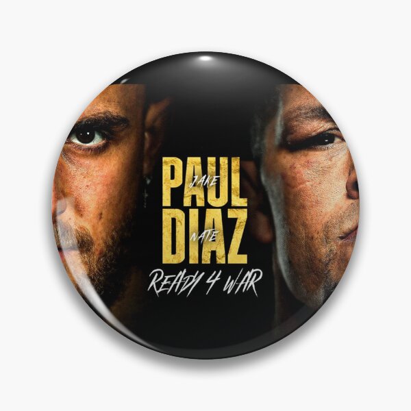 Item preview, Jake Paul Vs Nate Diaz Ready 4 War MMA Fight Fan designed and sold by ClarenceGarza.