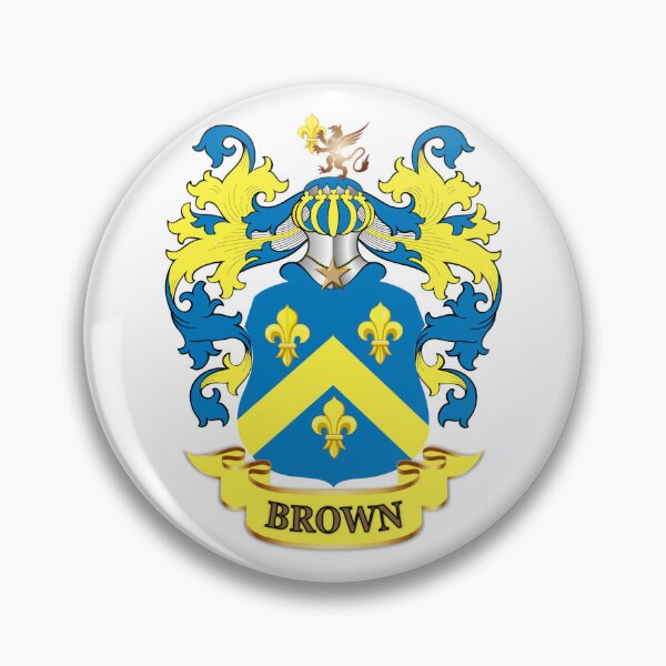 Item preview, Brown Family Name Family Crest designed and sold by KC Morcom.