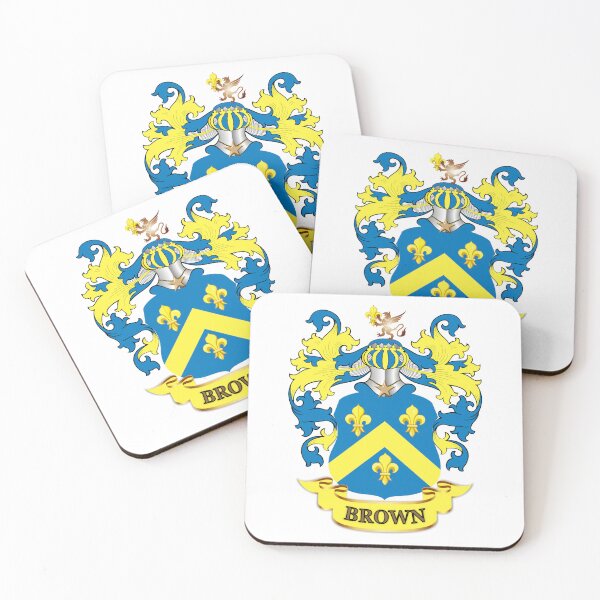 Item preview, Brown Family Name Family Crest designed and sold by KC Morcom.