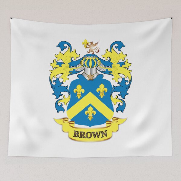 Item preview, Brown Family Name Family Crest designed and sold by KC Morcom.