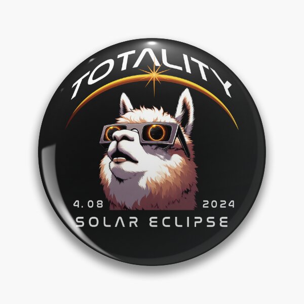 Artikelvorschau, Totality, ein Alpaka mit Sonnenbrille und Blick auf die totale Sonnenfinsternis, Funny Animal Eclipse Viewing Party 2024. entworfen und verkauft von jeyel7.