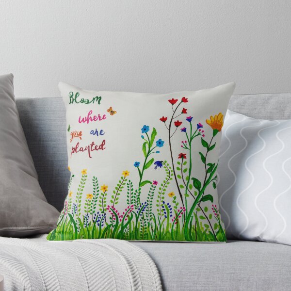 Item preview, Flowers that bloom where they are planted designed and sold by srushti1205.