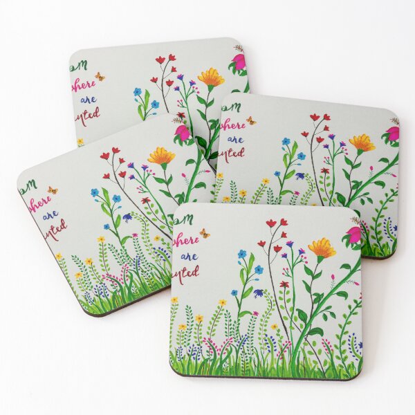 Item preview, Flowers that bloom where they are planted designed and sold by srushti1205.