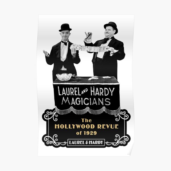 Laurel & Hardy - Magicians (The Hollywood Revue of 1929) Poster