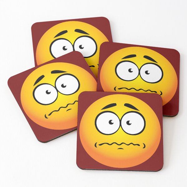 Item preview, Scared smiley face designed and sold by VugArtShop.