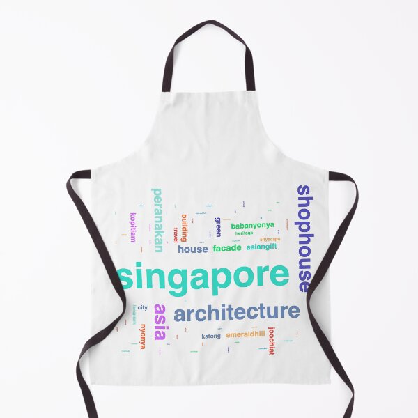 Item preview, Singapore, Keyword Cloud designed and sold by John Seaton Callahan.
