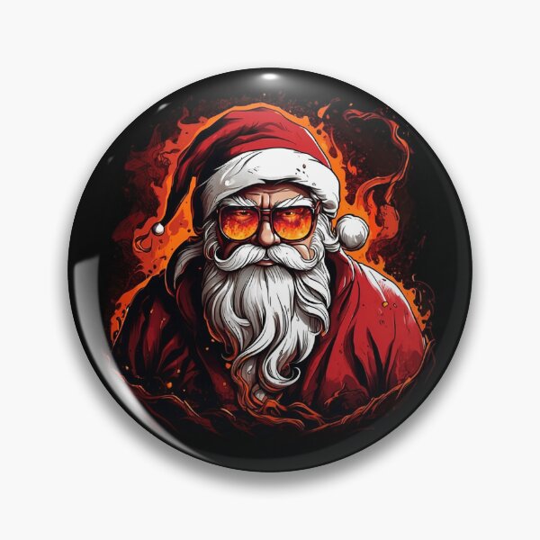 Item preview, Fiery Delight: Santa's Hellstare Christmas in Dazzling Colors designed and sold by WantStore.
