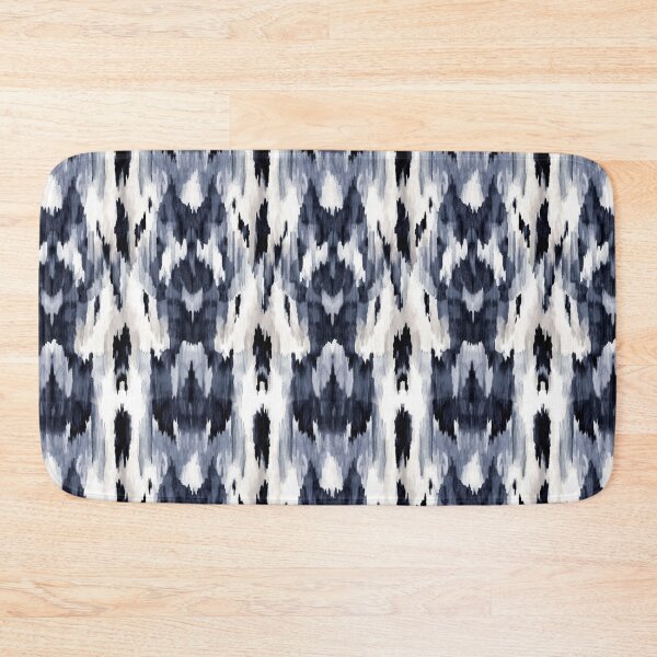 Item preview, Indigo Blue Tribal Ikat Tribal Pattern, No. 003 by Bossy Cat Home designed and sold by BossyCatHome.