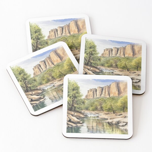 Item preview, Colour sketch of a riverside scene designed and sold by ailia-hikaru.
