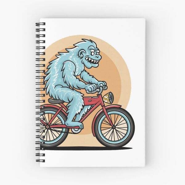 Item preview, cute yeti ride classic bike designed and sold by syedmaaz.
