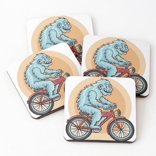 Item preview, cute yeti ride classic bike designed and sold by syedmaaz.