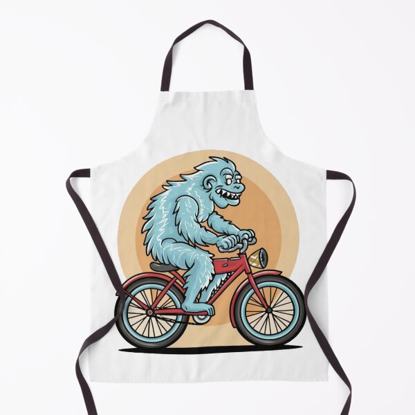 Item preview, cute yeti ride classic bike designed and sold by syedmaaz.