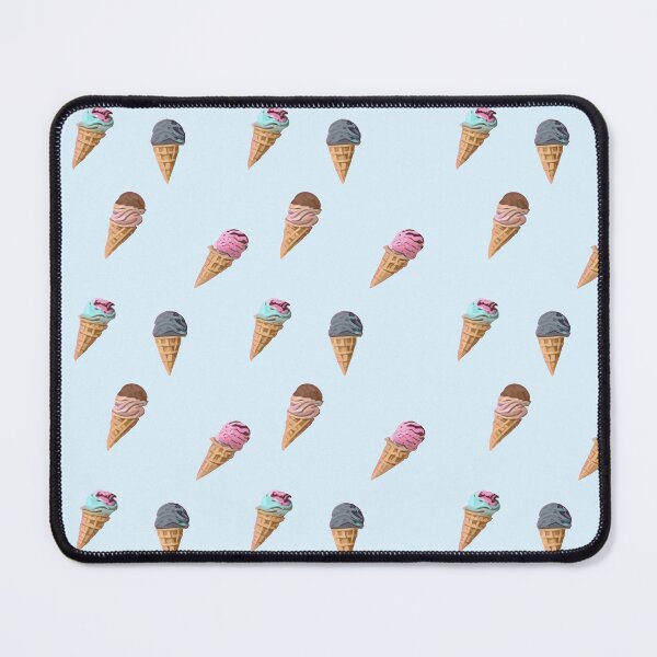 Item preview, Icy delight seamless ice cream cone pattern designed and sold by CrazySweets.
