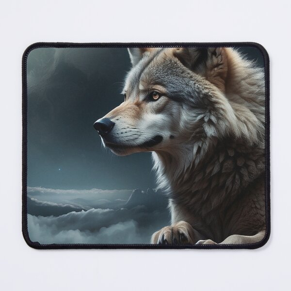 Item preview, Wolf Looking Out designed and sold by BlissHeaven.