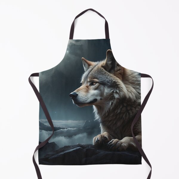 Item preview, Wolf Looking Out designed and sold by BlissHeaven.