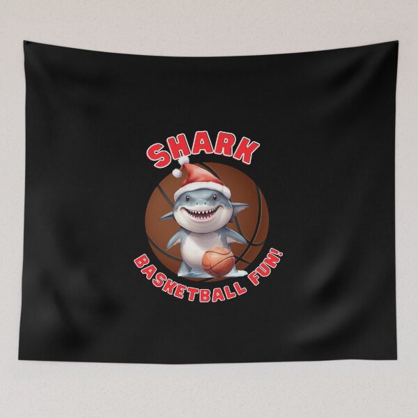 Item preview, Cute Shark Gift for Children, Basketball Clothing and Decoration, Watercolour Design designed and sold by Sitred123.