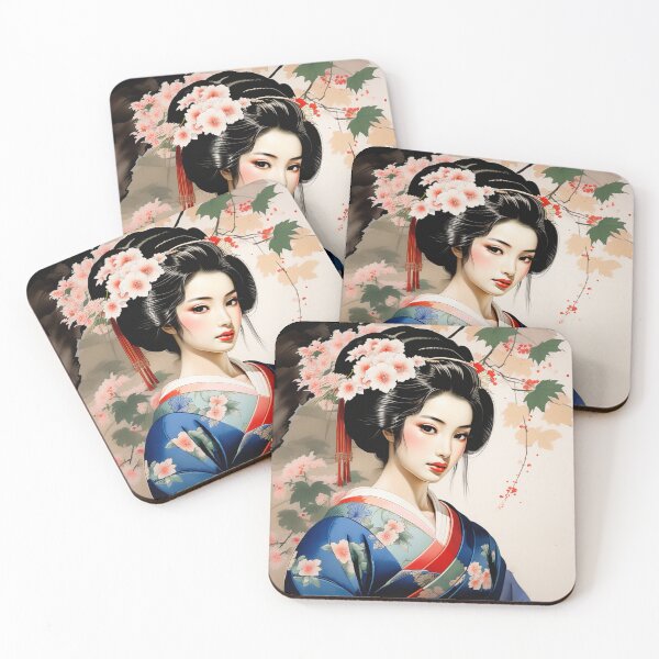 Item preview, Graceful Elegance: A Portrait of a Geisha designed and sold by RipollDesigns.