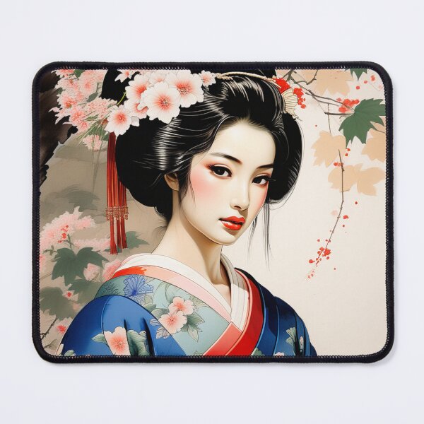 Item preview, Graceful Elegance: A Portrait of a Geisha designed and sold by RipollDesigns.