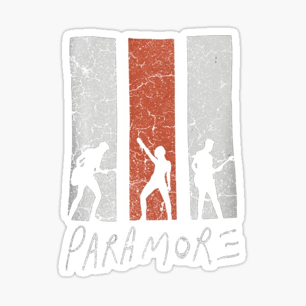 Paramore Doodle Art Stickers, Vintage Paramore Album Lyrics Merch