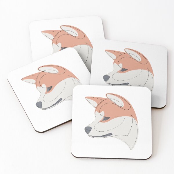 Item preview, Akita Inu - continuous line designed and sold by addillum.