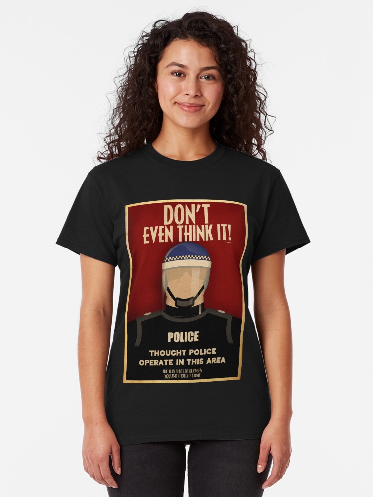 Alternate view of Thought Police Classic T-Shirt