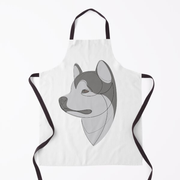 Item preview, Alaskan Malamute - continuous line drawing designed and sold by addillum.