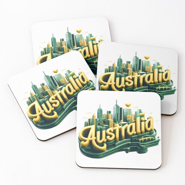 Item preview, AUSTRALIA - GREEN, GOLD AND GROUSE! IV designed and sold by Takin-Thepiss.