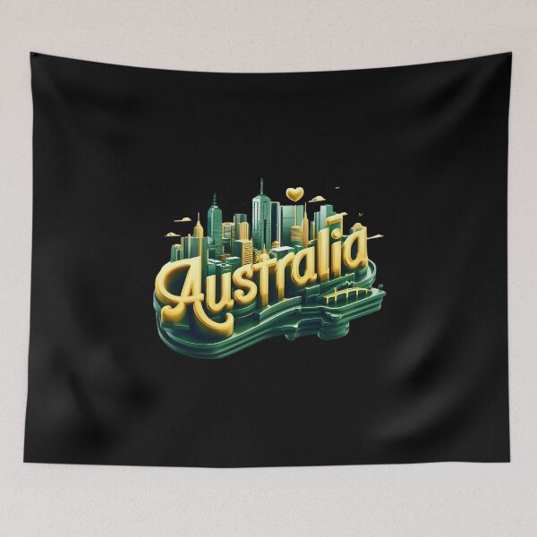 Item preview, AUSTRALIA - GREEN, GOLD AND GROUSE! IV designed and sold by Takin-Thepiss.