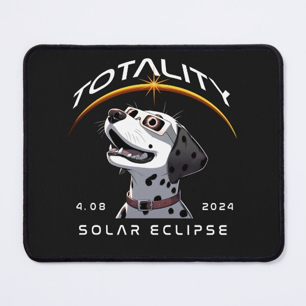Item preview, Totality, a Dalmatian wearing sunglasses looking at the Total Solar Eclipse, Pet Animal Eclipse Viewing Pawty 2024. designed and sold by jeyel7.