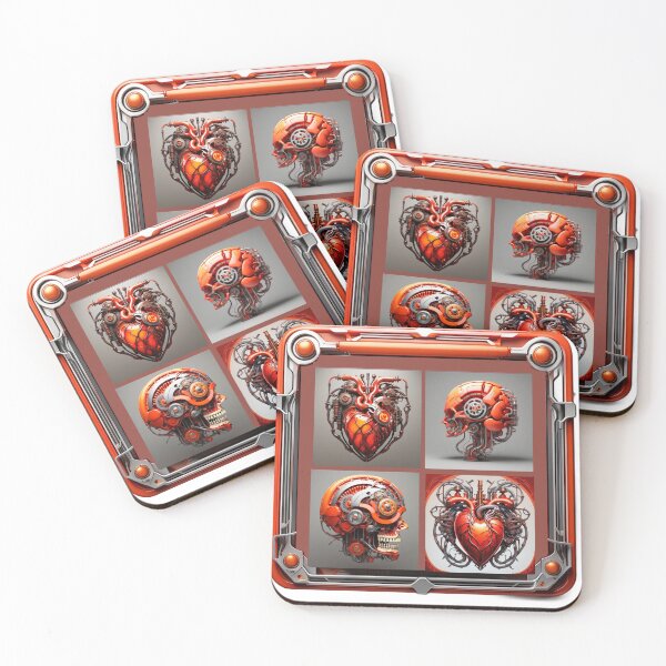 Item preview, Of Hearts and  Mind  - red orange designed and sold by txstock.
