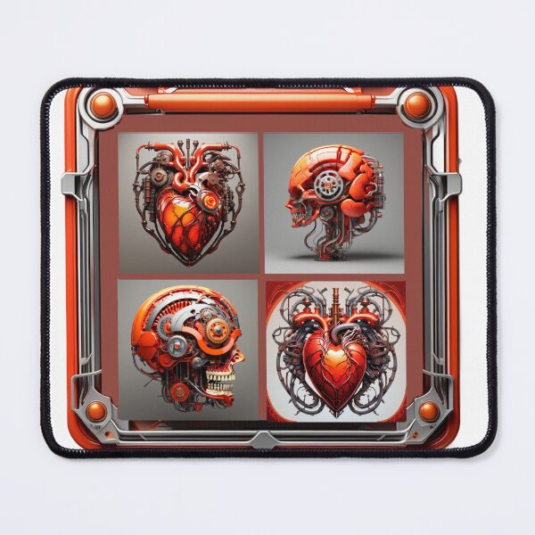 Item preview, Of Hearts and Mind - red orange designed and sold by txstock.