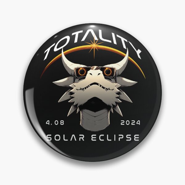 Artikelvorschau, Totality, ein Drache mit Sonnenbrille und Blick auf die totale Sonnenfinsternis, Funnt Mythical Animal Eclipse Viewing Party 2024. entworfen und verkauft von jeyel7.