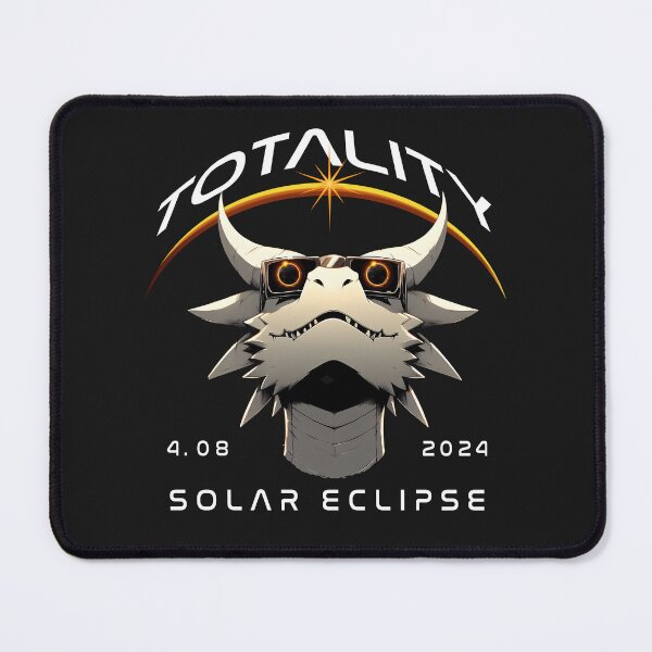 Item preview, Totality, a Dragon wearing sunglasses looking at the Total Solar Eclipse, Funnt Mythical Animal Eclipse Viewing Party 2024. designed and sold by jeyel7.