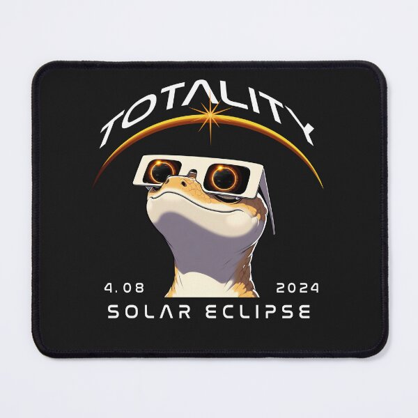 Item preview, Totality, a Gecko wearing sunglasses looking at the Total Solar Eclipse, Cute Reptile Eclipse Viewing Party 2024. designed and sold by jeyel7.
