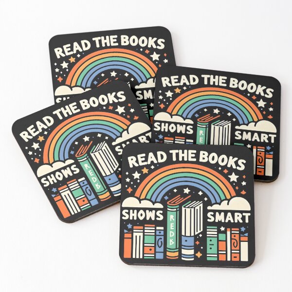 Item preview, Read the books shows smart, typography designed and sold by maxmaj.