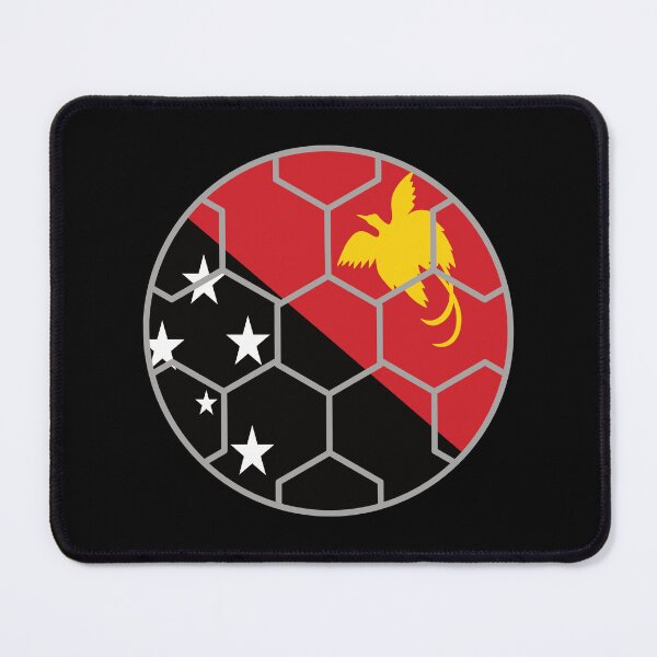 Item preview, Football Ball with Papua New Guinea Flag designed and sold by PNG-pikinini.