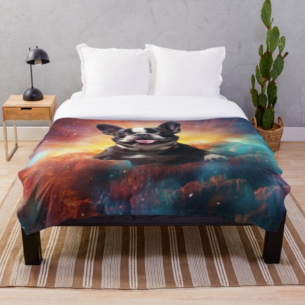 Item preview, Boston Terrier Dog in Space designed and sold by salarkoshop.