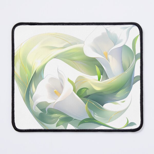 Item preview, Flowing scarf with Calla Lily designed and sold by BouquetlikeLove.