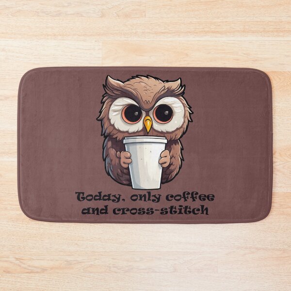 Item preview, Today, only coffee and cross-stitch designed and sold by Vikycialp.