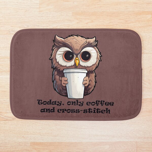 Item preview, Today, only coffee and cross-stitch designed and sold by Vikycialp.