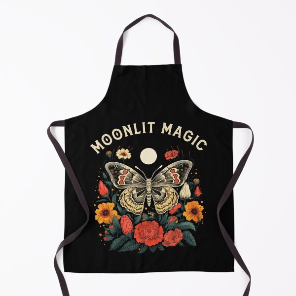 Item preview, Moth With Flowers And Moonlight Magic designed and sold by CosyTeal.