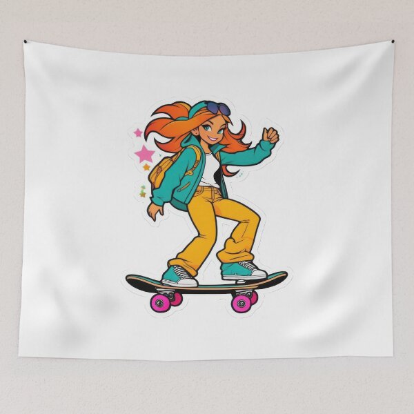 Item preview, Anime Skate Girl designed and sold by duke818.