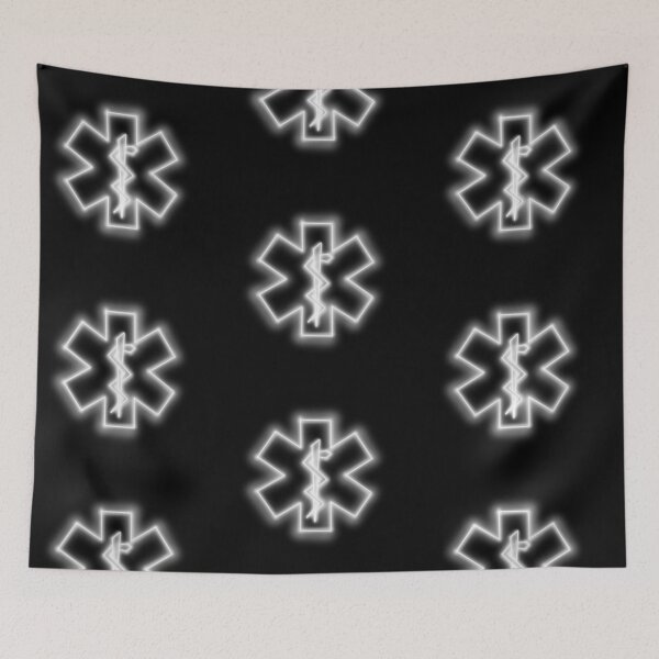 Item preview, WhiteNeon Medical Star of Life designed and sold by Mothrrr.