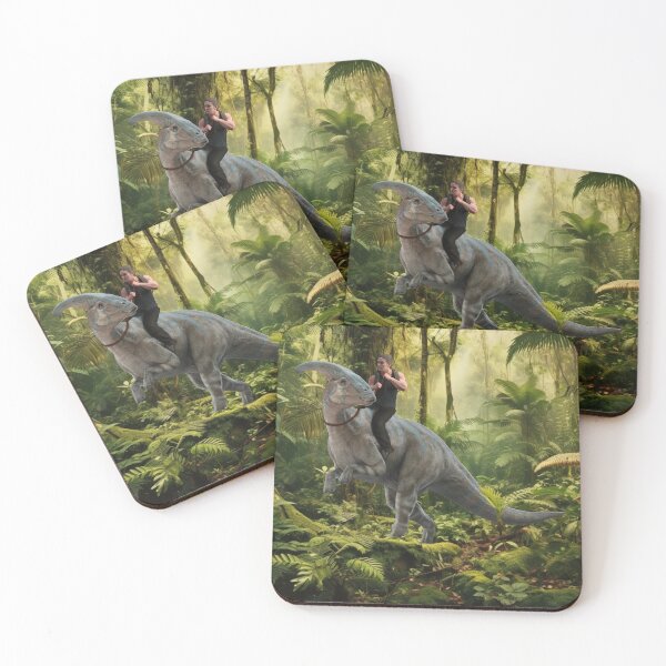 Item preview, Abby On A Parasaurolophus designed and sold by SinMineral.